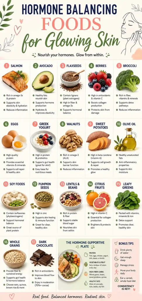 Hormone-Balancing Foods For Glowing Skin