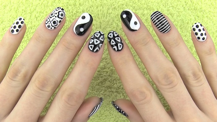 original and creative patterns, gel nail designs