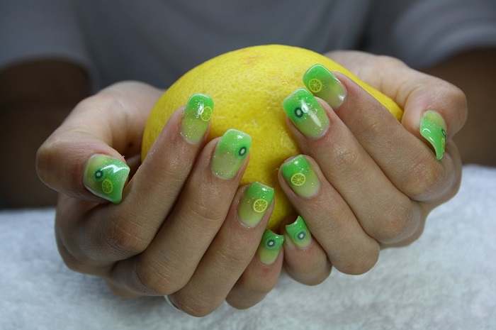 nails with summer vibes, gel nail designs