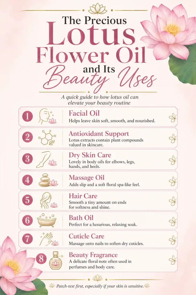 pin lotus flower oil