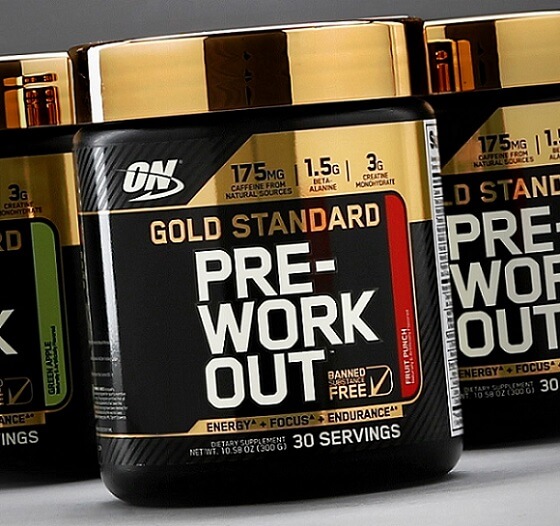 the optimum nutrition pre work-out supplements