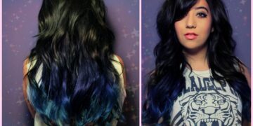 0 blue ombre