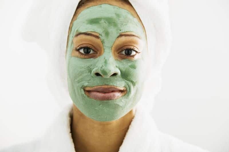 3 green face mask