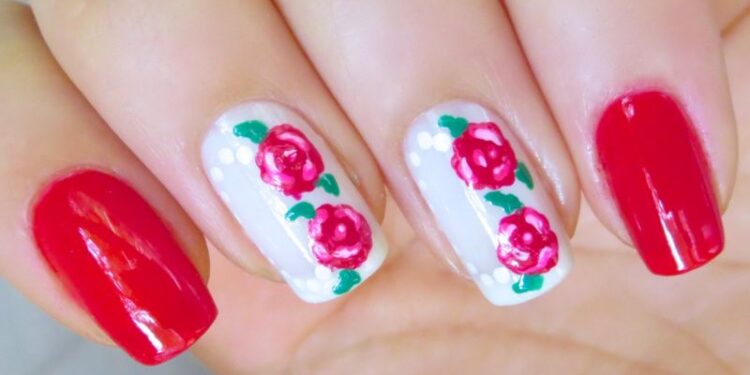 0 flower nail design
