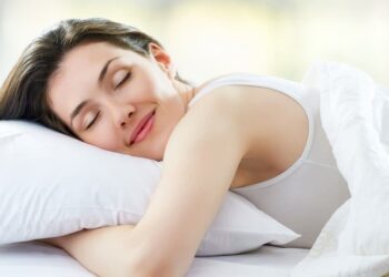 1 woman sleeping peacefully