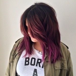 red ombre hair