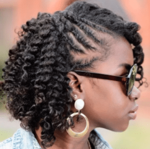 cornrow natural hairstyle