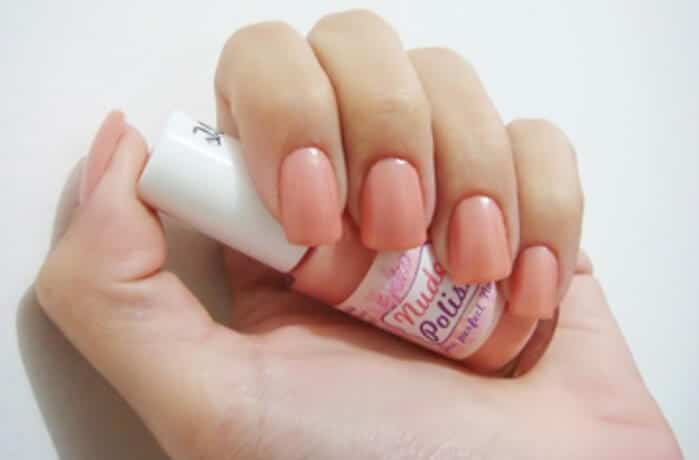 nude nail designs light pink nail polish