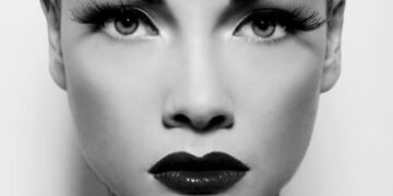 Black and white