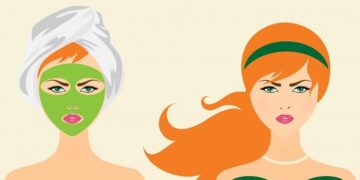 woman with face mask