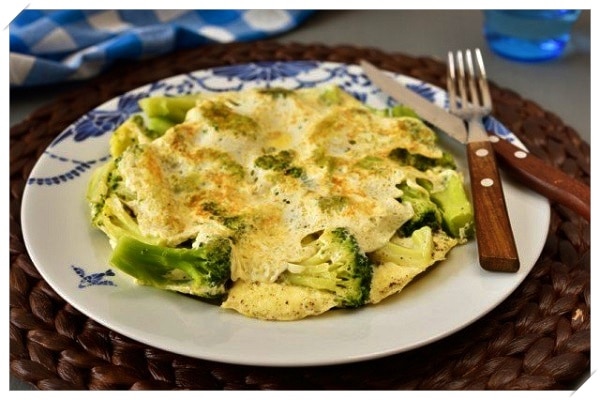 healthy weight loss recipes feta broccoli omelet