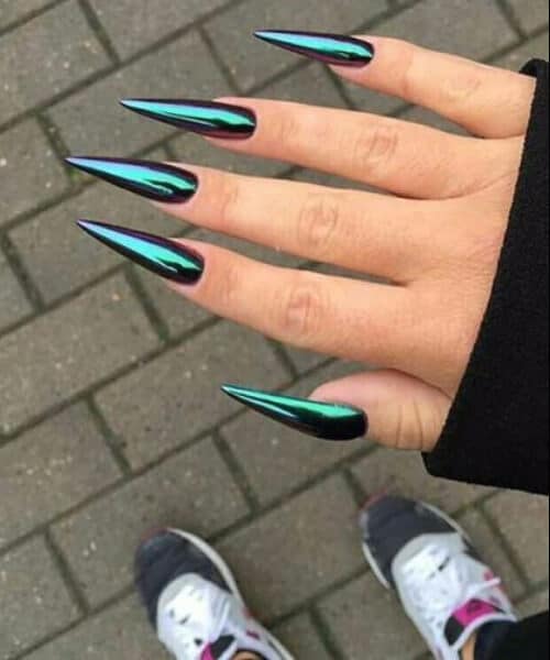 claw nail designs maleficent