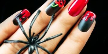 halloween nail art