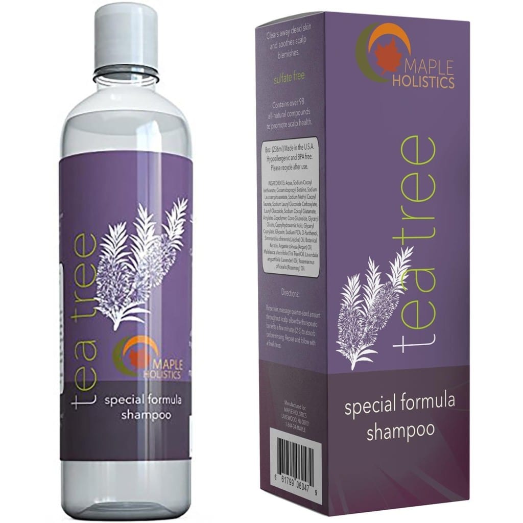 Maple Holistics Pure Tea Tree Oil Anti Dandruff Shampoo