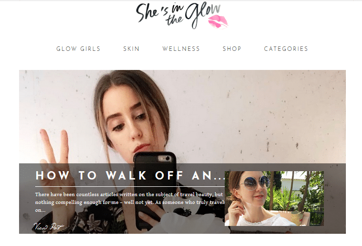 top five best beauty blogs shes in the glow