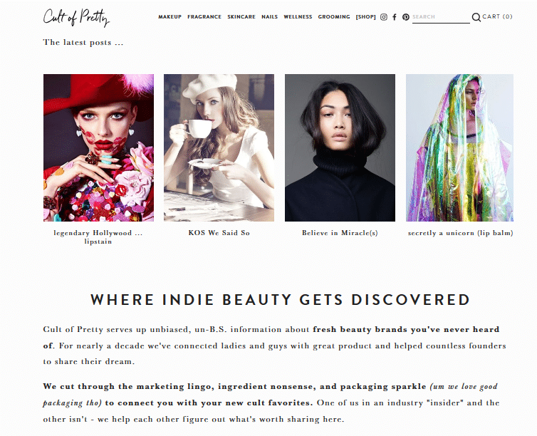 top five best beauty blogs the cult of pretty