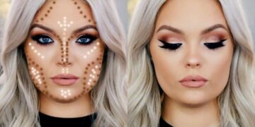 contour face chart tips according to face shape