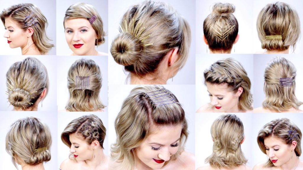 how to use bobby pins hairstyles