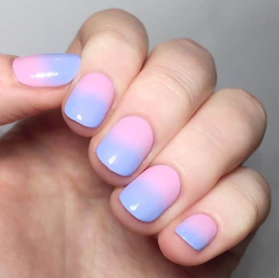 cute gradient nails