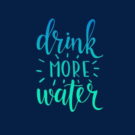 encouragement to drink more water