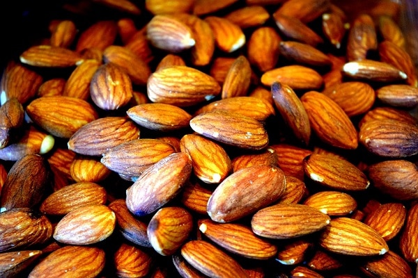 bunch of almonds