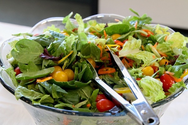 healthy green salad