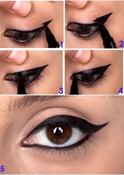 doing the perfect eyeliner