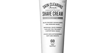 Cremo Unscented ShaveCream With Skin Clearing Formula