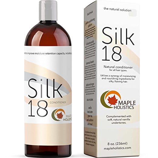 Silk18 Natural Hair Conditioner Argan Oil Sulfate Free