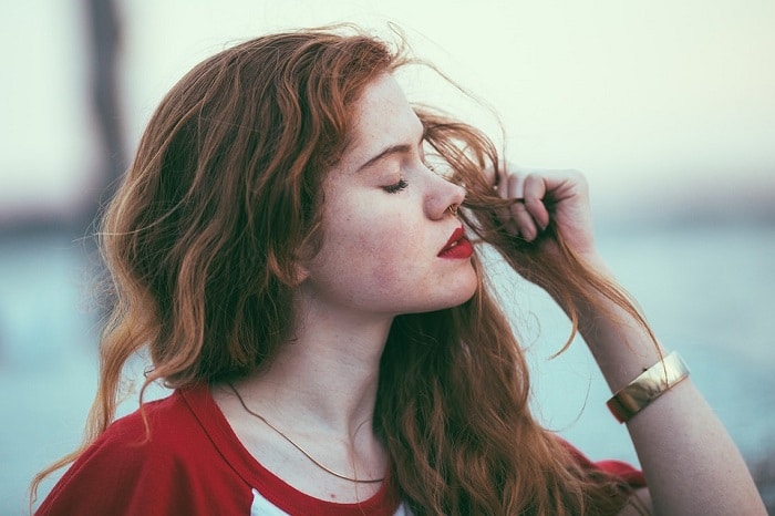 Lady Gold Red People Girl Woman Redhead 2570575
