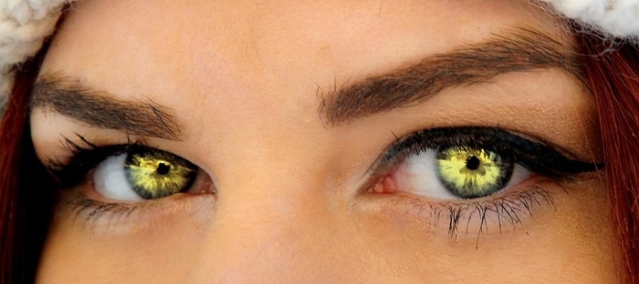 Seductive Beauty Green Eyes Makeup Gene Iris 1161132