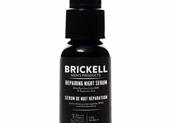 Brickell Men’s Anti Aging Repairing Night Serum