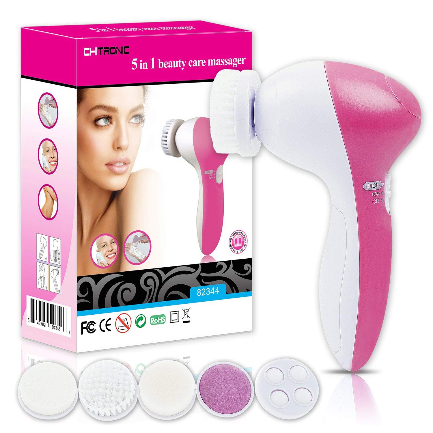 ChiTronic 82344 5 in 1 Multi Function Portable Facial Skin Care