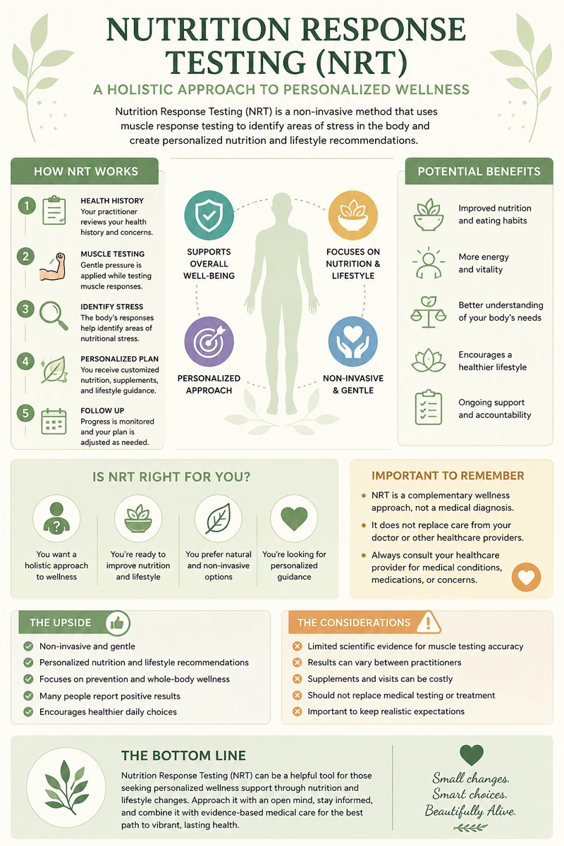 nutrition response testing infographic