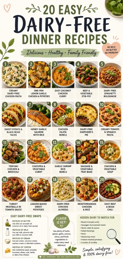 pin dairy free recipes